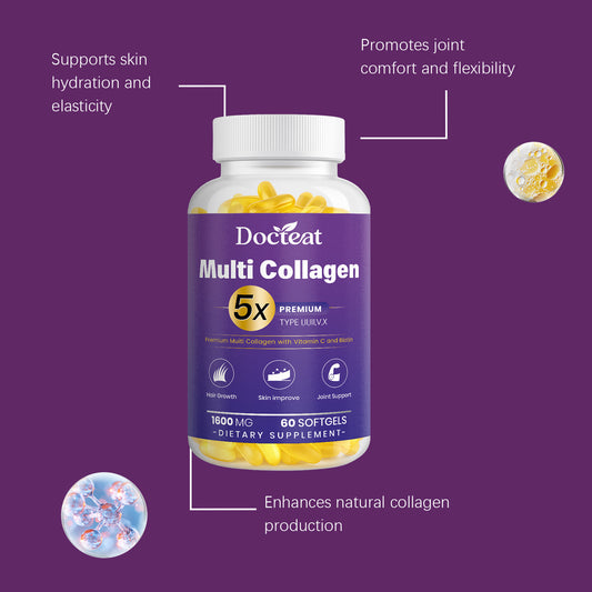 Multi-source Collagen Softgels