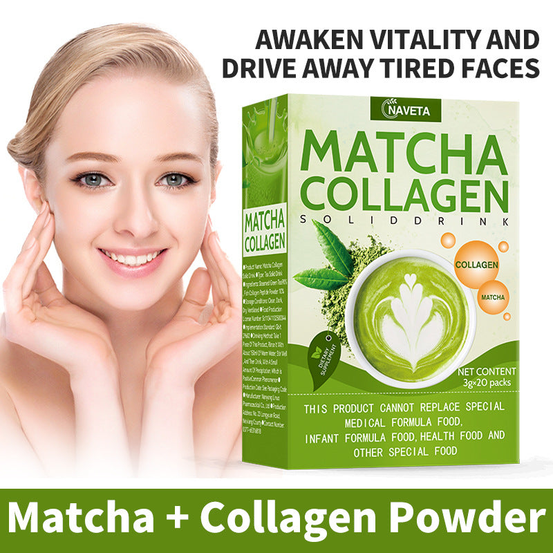 Glutathione Collagen Matcha Powder