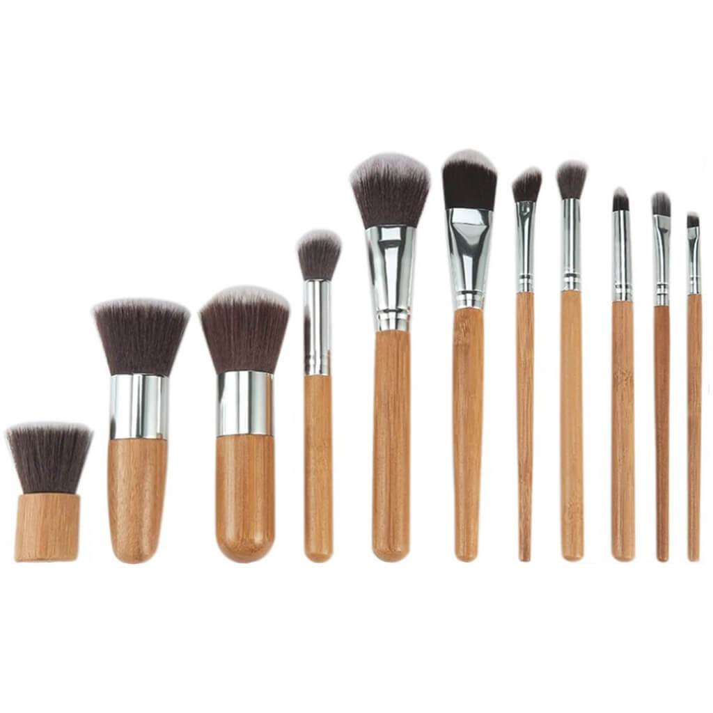 Bamboo Handle Makeup Brush Bamboo Pole Makeup Brushes