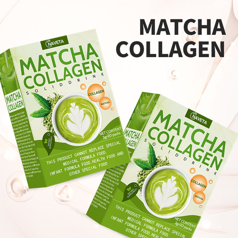 Glutathione Collagen Matcha Powder