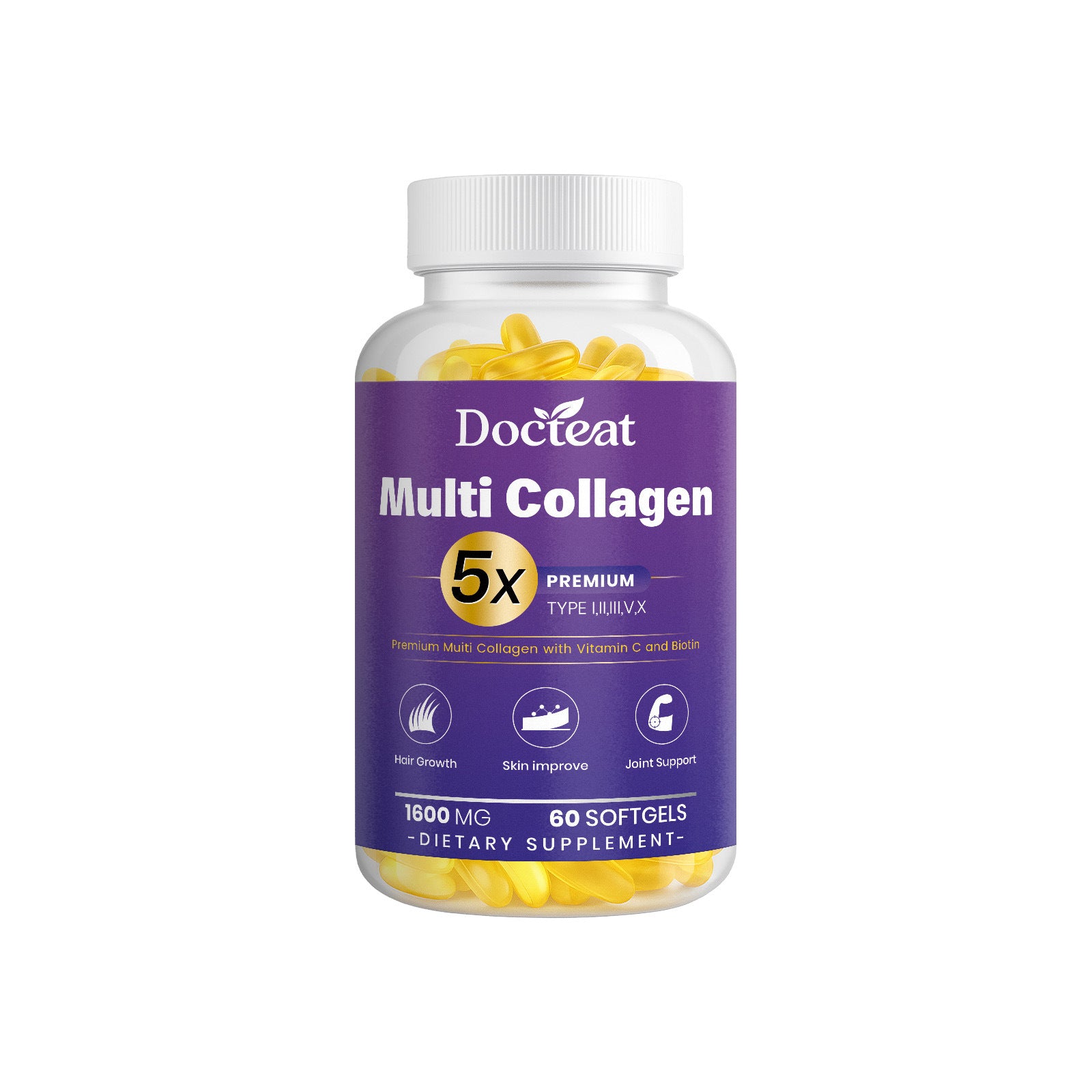 Multi-source Collagen Softgels